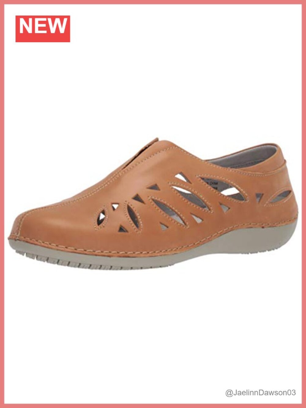 Propét Women's Leather Slip-On Shoes with Breathable Cutouts